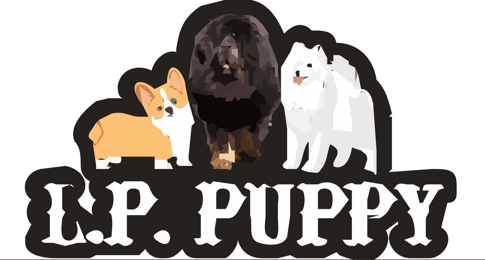 LP PUPPY - ฟาร์มสุนัข Samoyed Bichon Corgi logo